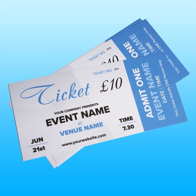 Tickets Printing Kent